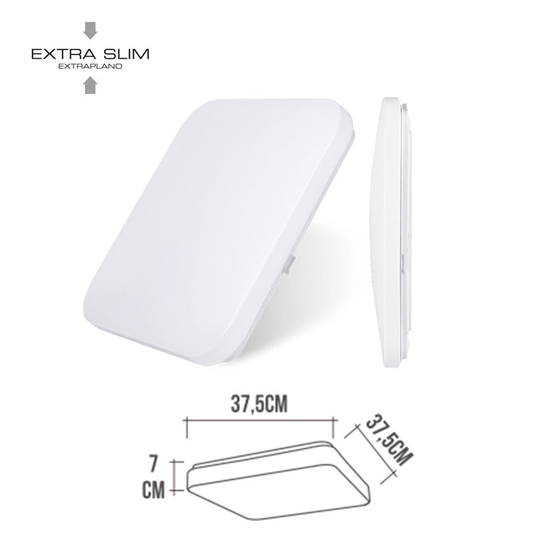 Extra-flat Led Surface Light 24W 4000K 37.5X37.5X7.1Cm Edm