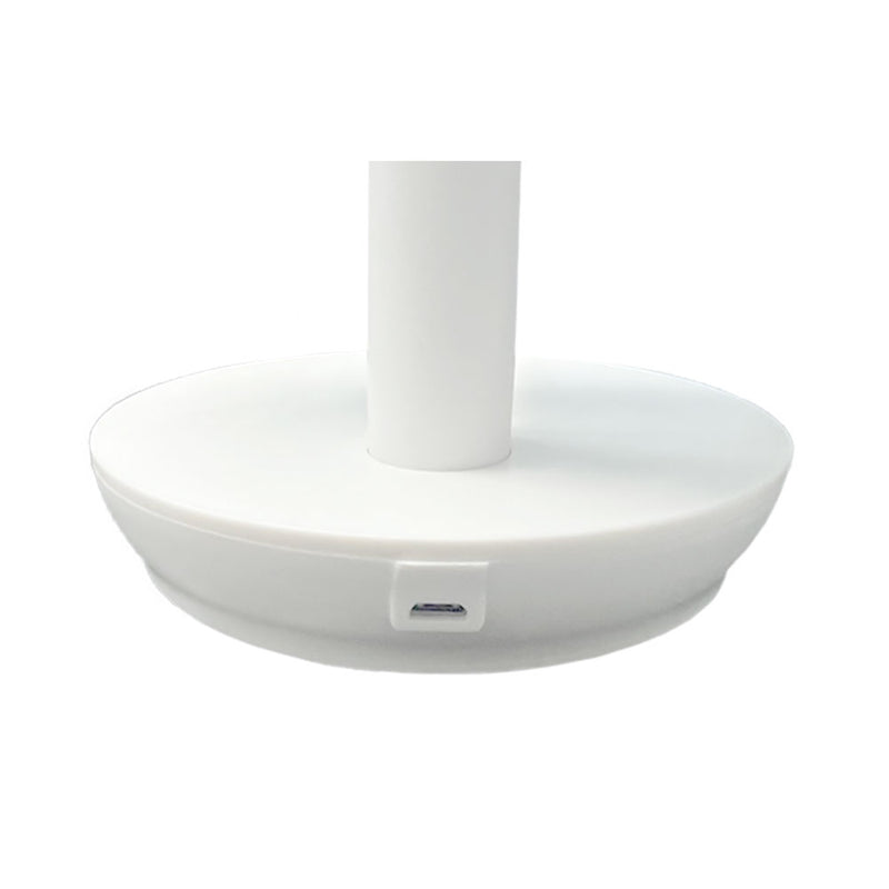 White Rechargeable Table Fan Power: 5W Blades: Ø14.5Cm 17X13X26Cm Edm