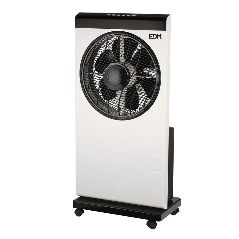 Misting Fan With Remote Control, White/Black, Power: 80W Blades: Ø30Cm 39X24X84Cm Edm