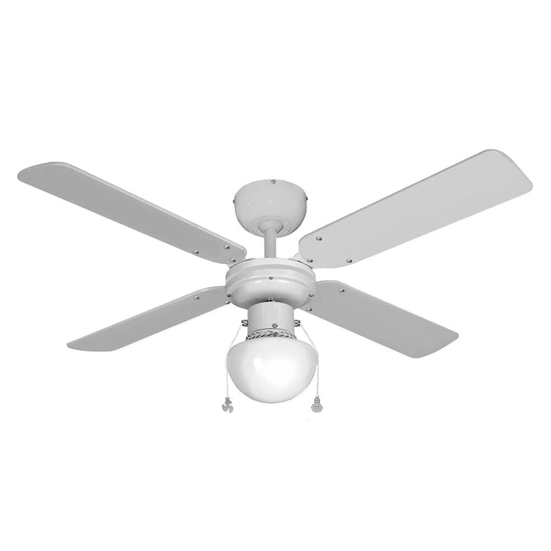 Ceiling Fan Model Caribe, White Color, Power: 50W Blades: Ø102Cm Edm