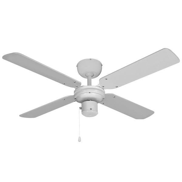 Baltic Model Ceiling Fan, White Color, Power: 50W Blades: Ø102Cm Edm