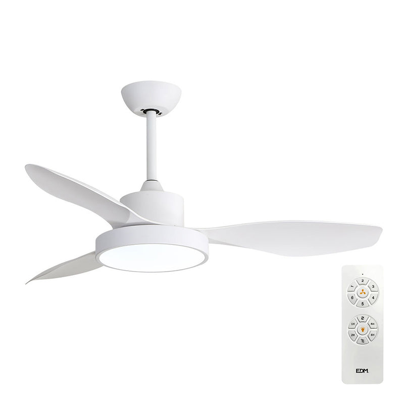 Ventilador De Techo De Led 120Cm  38W + Luz 22W 2, 160Lm 3, 000K - 4, 000K - 5, 000K Mod, Ártico Edm