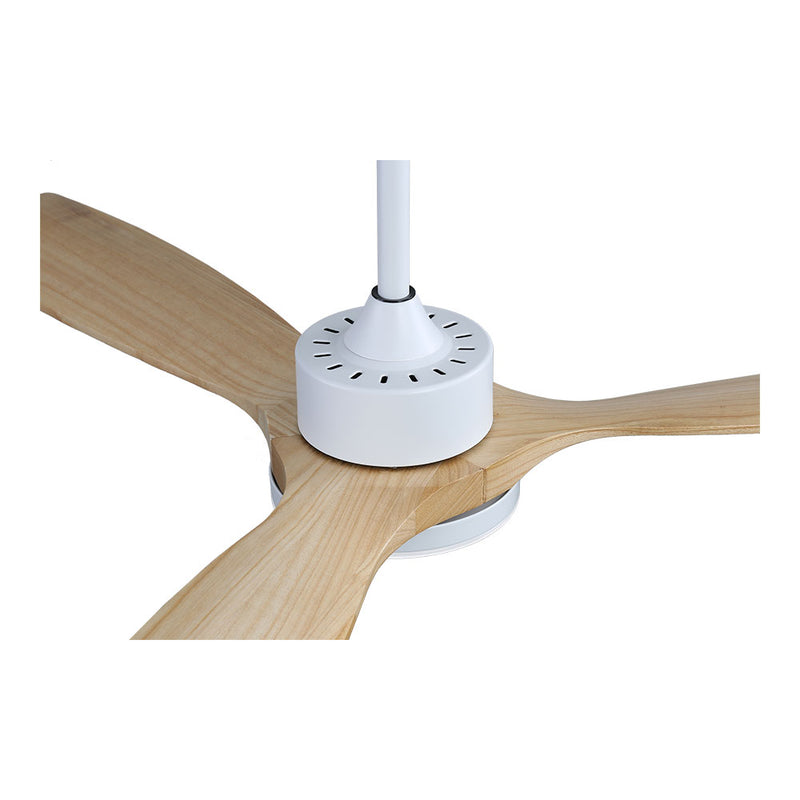 Ceiling Fan With Wooden Blades Led Light 3000/4000/6000K Baltic Power: 20W Edm