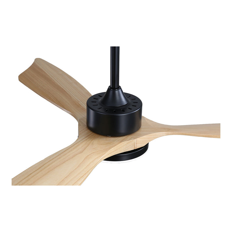 Smart Ceiling Fan With Wooden Blades Led Light 3000/4000/6000K Baltic Power: 20W Edm