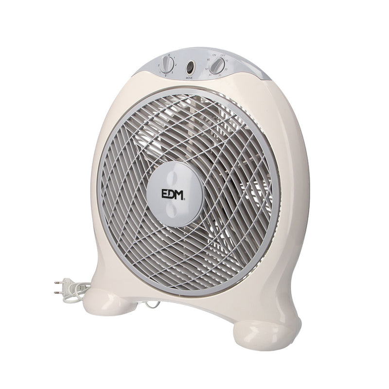 Ventilador Box Fan, Color Blanco/Gri, Potencia: 45W Aspas: Ø30,5Cm 38,5X13X46Cm Edm