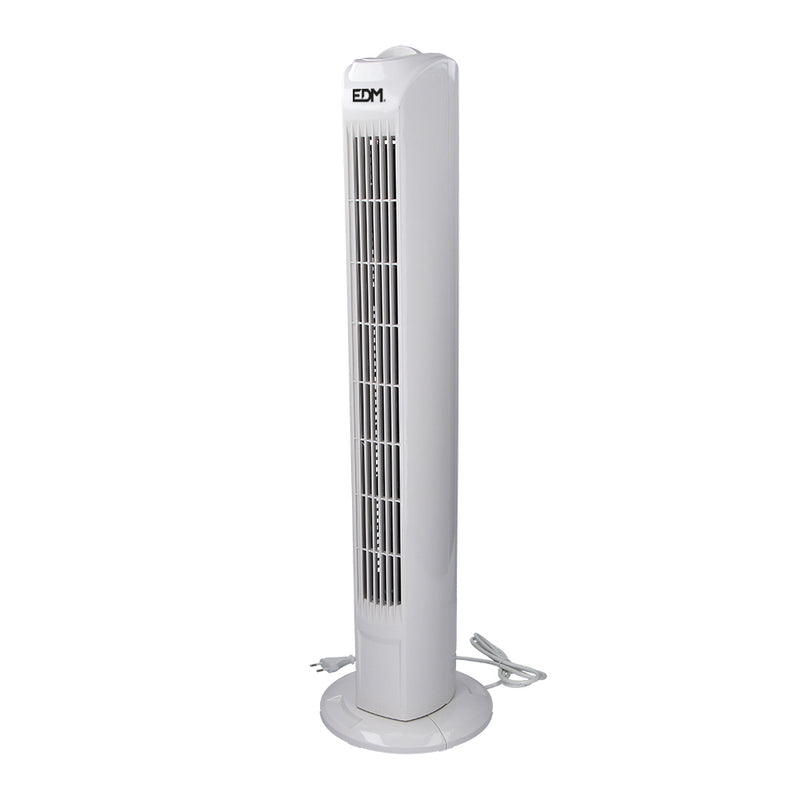 Ventilador De Torre, Potencia: 45W Color Blanco 21X78Cm Edm