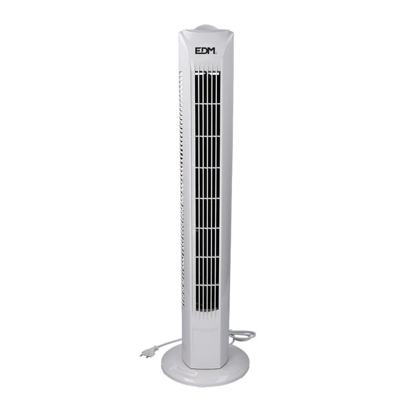 Ventilador De Torre, Potencia: 45W Color Blanco 21X78Cm Edm