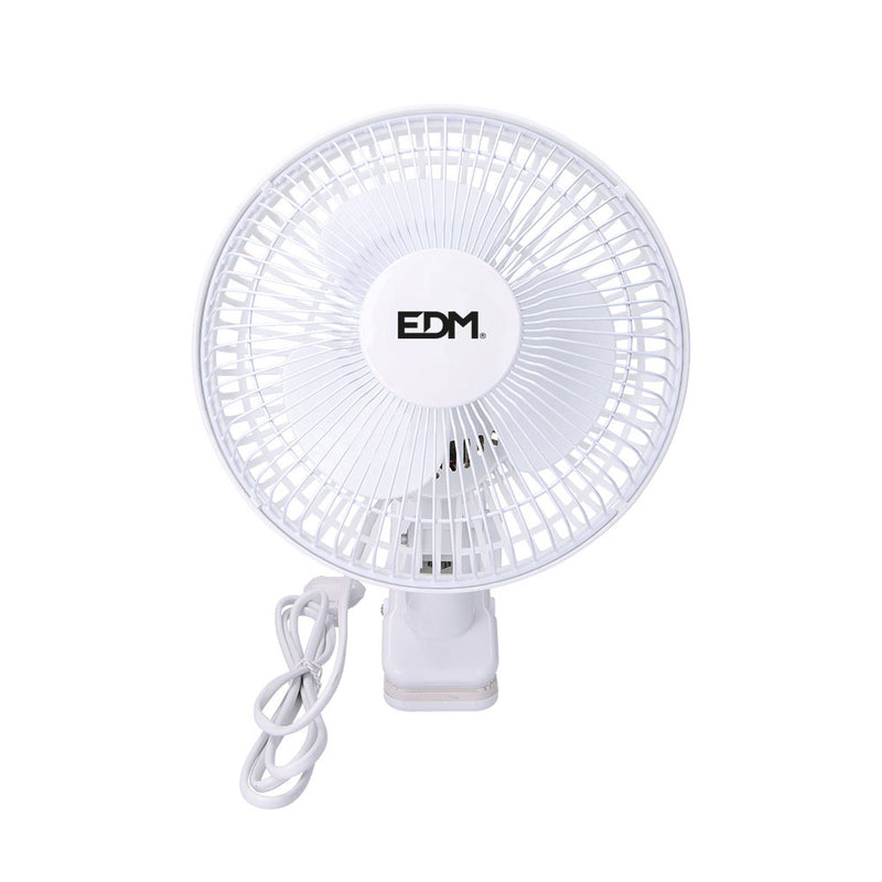 Clip Fan, White Color, Power: 15W Blades: Ø15Cm 28Cm Edm