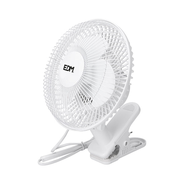 Clip Fan, White Color, Power: 15W Blades: Ø15Cm 28Cm Edm