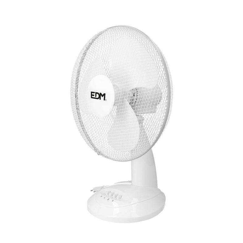 Ventilador De Sobremesa, Color Blanco, Potencia: 35W Aspas: Ø30X48Cm Edm