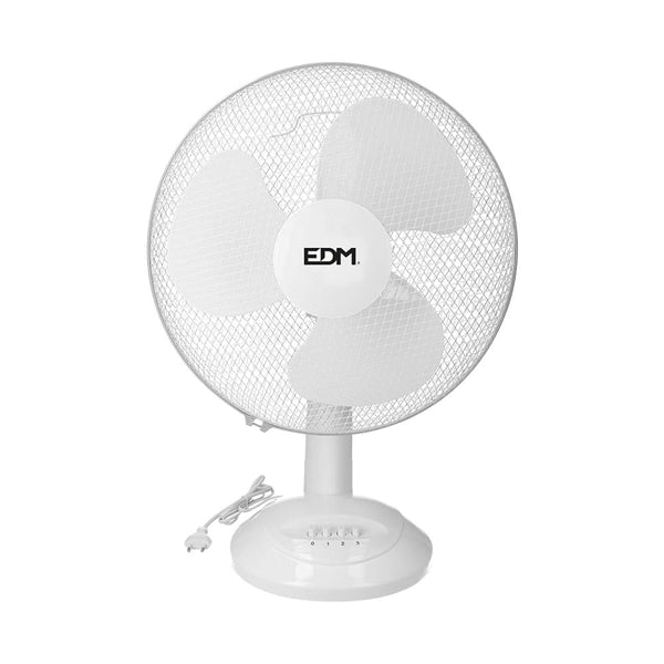 Ventilador De Sobremesa, Color Blanco, Potencia: 35W Aspas: Ø30X48Cm Edm