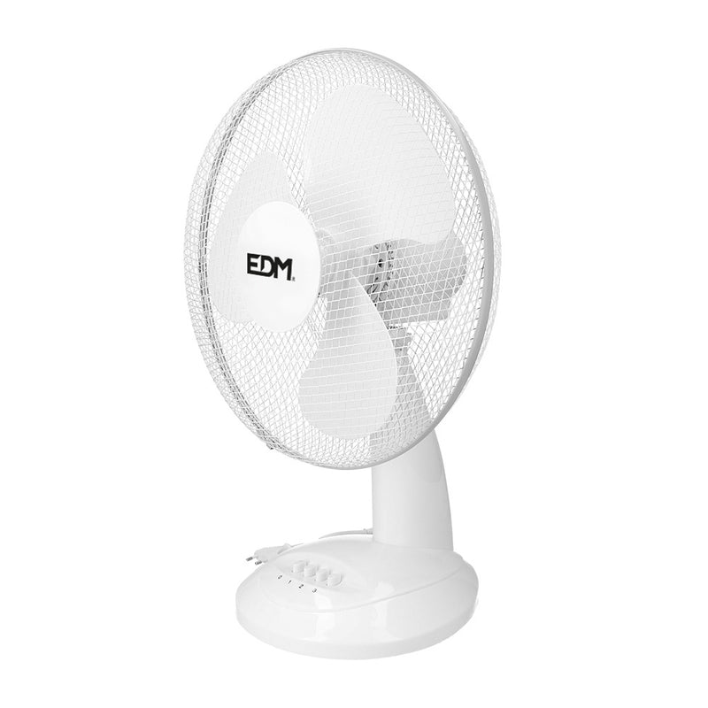 Table Fan, White Color, Power: 45W Blades: Ø40X61Cm Edm