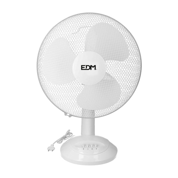 Table Fan, White Color, Power: 45W Blades: Ø40X61Cm Edm