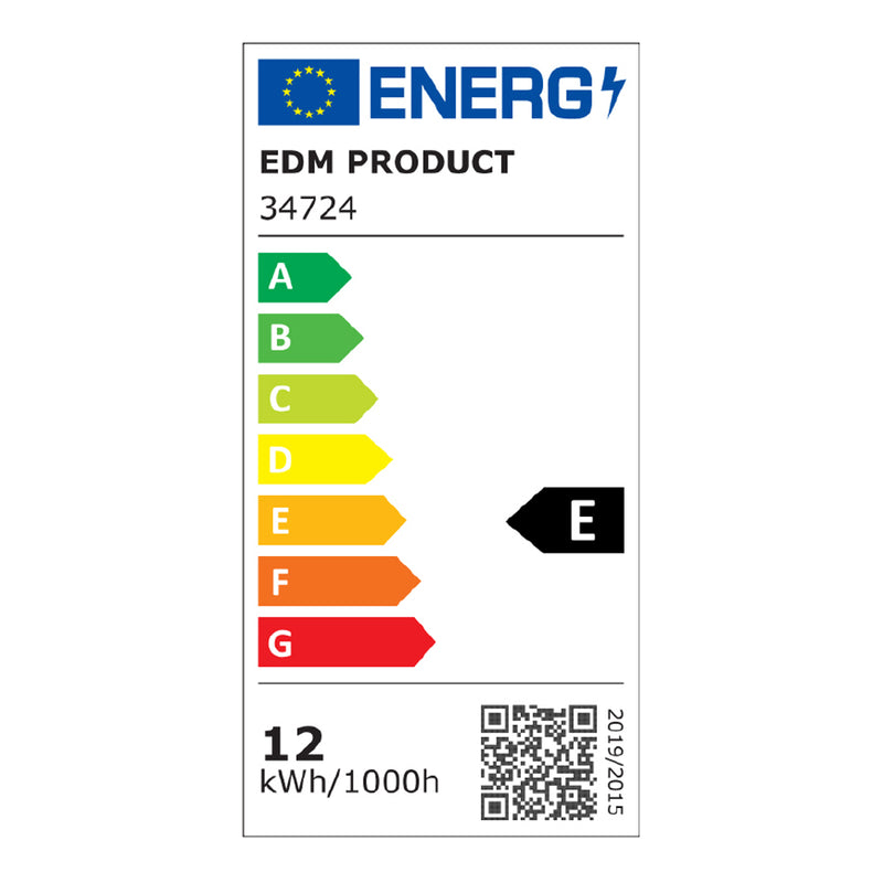 Aplique Exterior Led Circular 12W Ip65 4000K Luz Dia Ø18,8X7,5Cm Edm