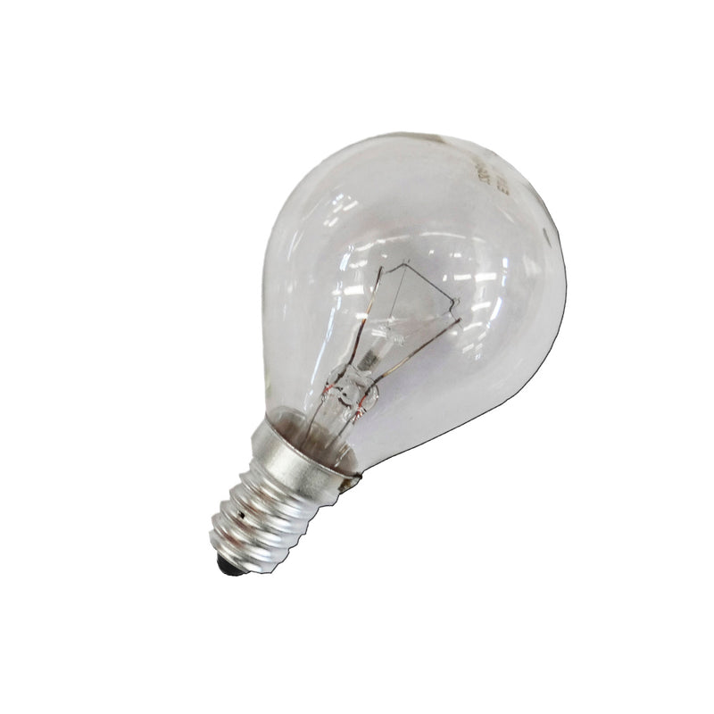 Clear Spherical Incandescent Bulb 40W E14 (Industrial Use Only)