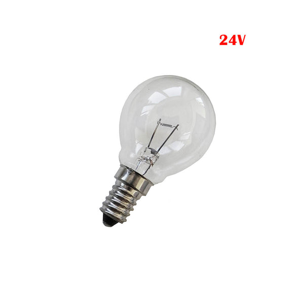 Clear Spherical Incandescent Bulb 40W E14 24V