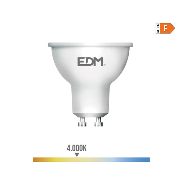 Dichroic Led Bulb Gu10 8W 710Lm 4000K Daylight 120° Ø5X5.5Cm Edm