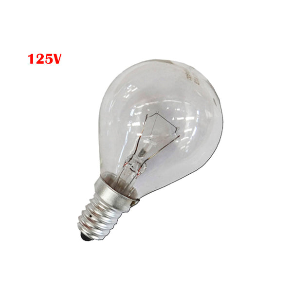 Clear Spherical Incandescent Bulb 60W E14 125V (Industrial Use Only)