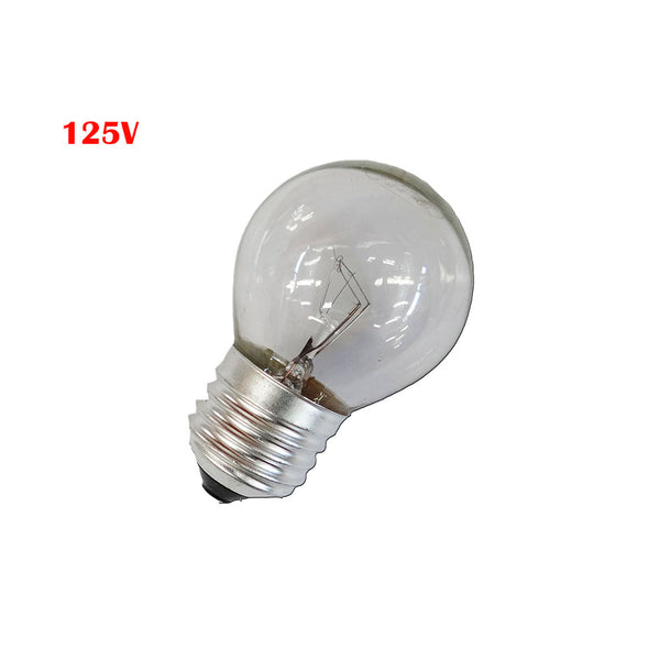 Clear Spherical Incandescent Bulb 60W E27 125V (Industrial Use Only)