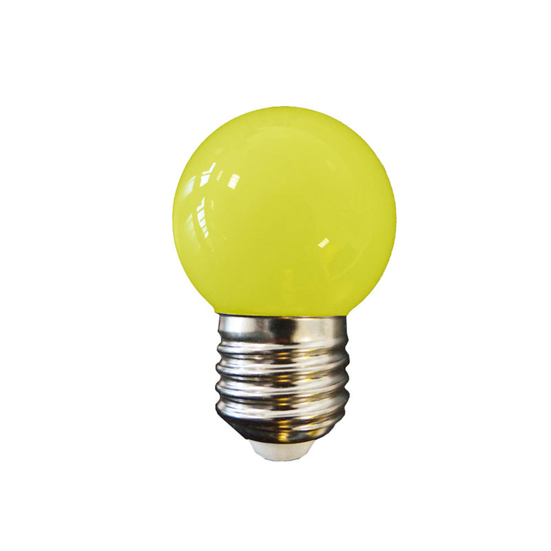 Led Spherical Bulb E27 1W 80Lm Yellow Light Ø4.3X7Cm Edm