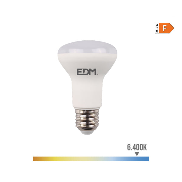 Led Reflector Bulb R63 E27 7W 470Lm 6400K Cold Light Ø6.3X10Cm Edm