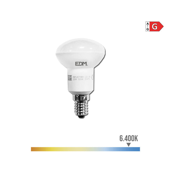 Led Reflector Bulb R50 E14 5W 350Lm 6400K Cold Light Ø4.5X8Cm Edm