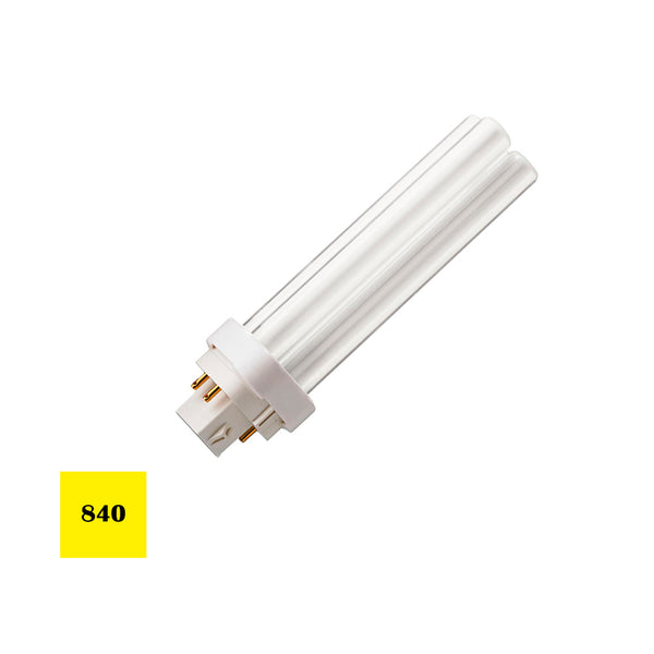 Ralux Duo/E 26.9W G24Q-3 Pld-4Pin 4000K Low Consumption Bulb, 17.4Cm Radium