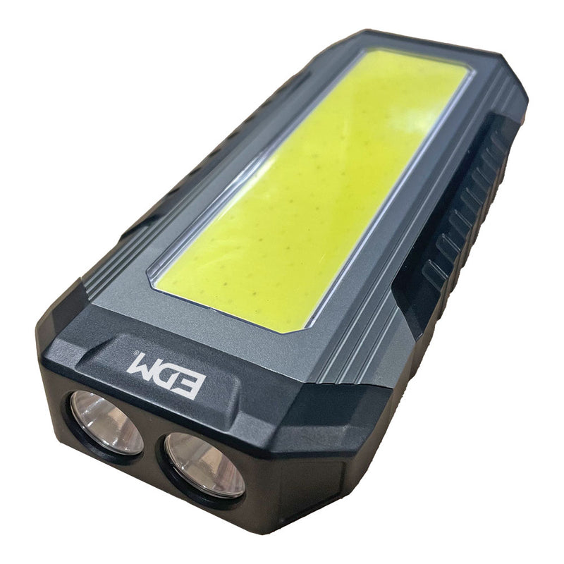 Aluminum Led Flashlight 10W 3 Leds 1000Lm 2X2000Mah Edm