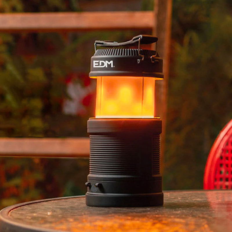 Battery-Powered LED Flashlight and Lantern 3W + 5 W 300Lm 6000K - 7500K Edm