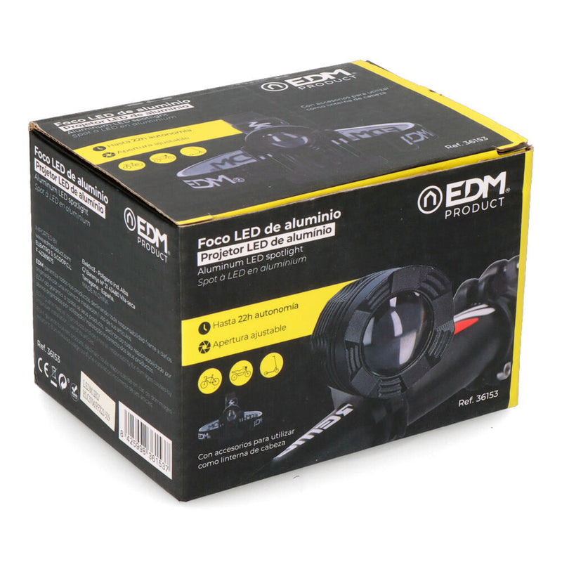 Linterna De Bicicleta/Frontal De Led 180Lm Edm