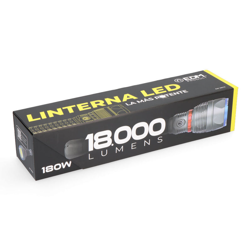 Linterna Led 18, 000Lm Edm