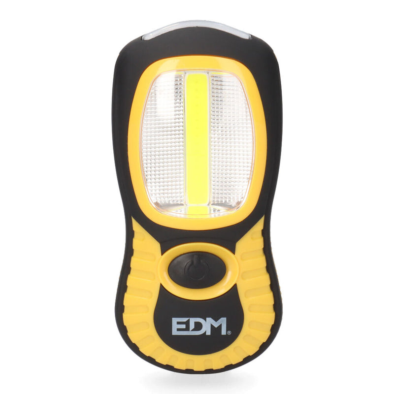 Cob Xl Led Flashlight, Dual Function 1Led Xlx3W And 3 Ledx1W With Hook And Magnet 3Xaaa (Batteries Included) Edm