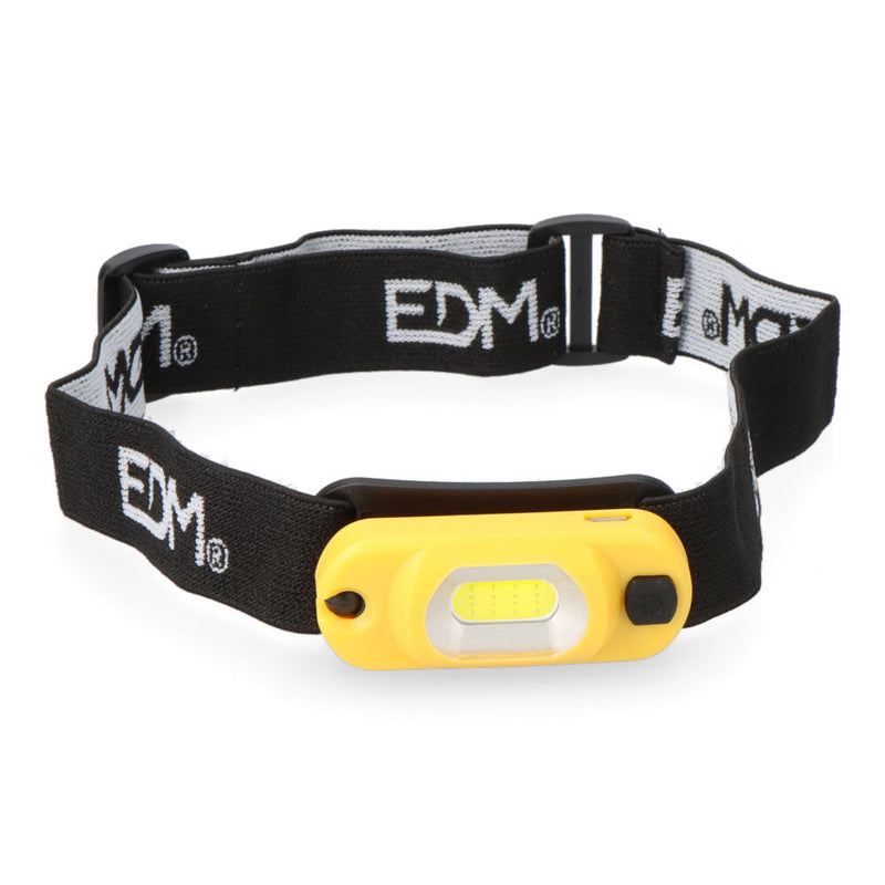 Rechargeable Headlamp 1 Led Cob 1W 3.7V 250Mah Edm