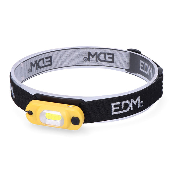 Rechargeable Headlamp 1 Led Cob 1W 3.7V 250Mah Edm