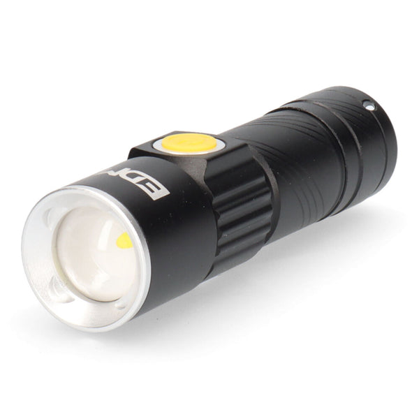 Mini Flashlight with Zoom 1 Led 120Lm 7500K Rechargeable with USB, Edm