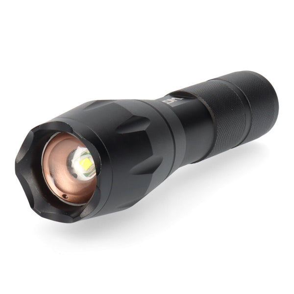 Linterna De Aluminio Con Zoom, 1 Led Cree Xml-T6 3Xaaa (Pilas Incluidas) Edm