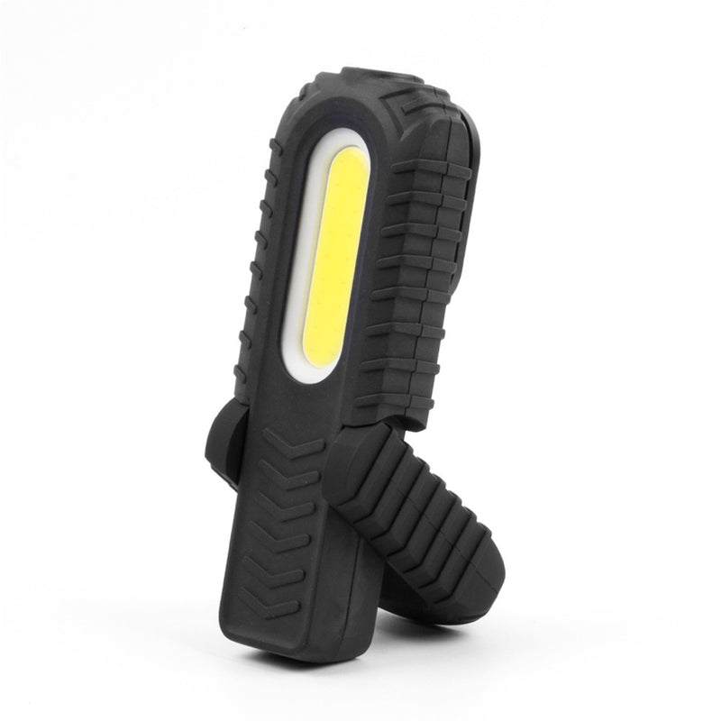 Led Flashlight Cob 3W 90Lm + 5W 300Lm Rechargeable With Usb, With Hook + Magnet + Support, Edm