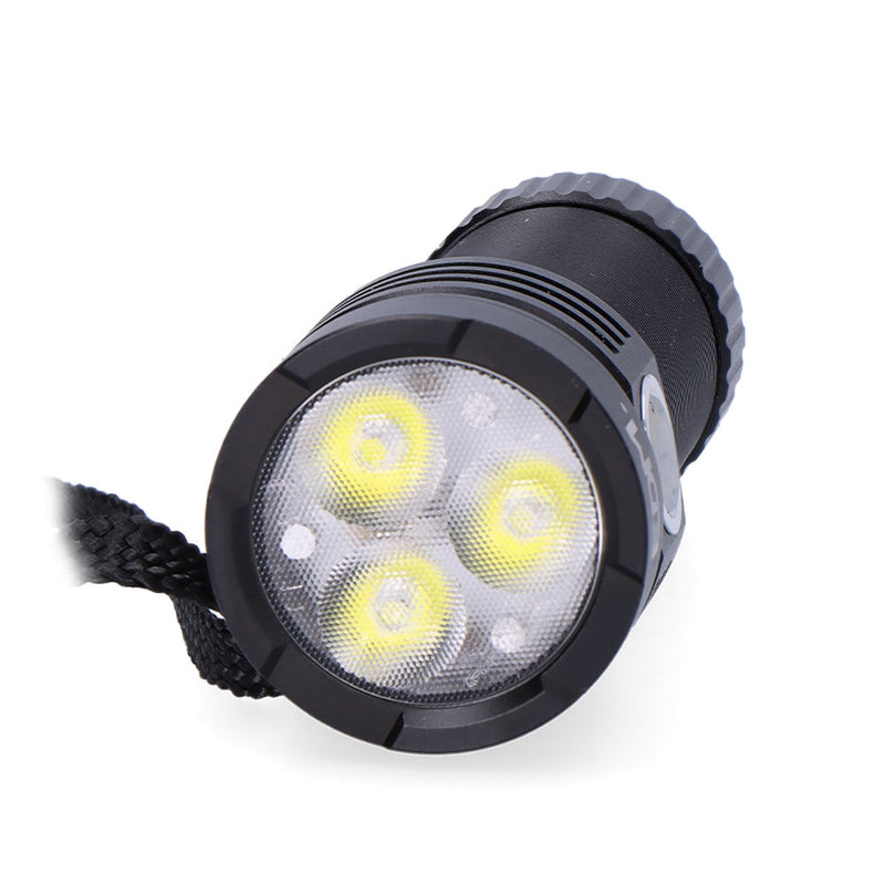 Linterna Led Flashlight 3 Leds Osram 30W 3300Lm Recargable, Edm