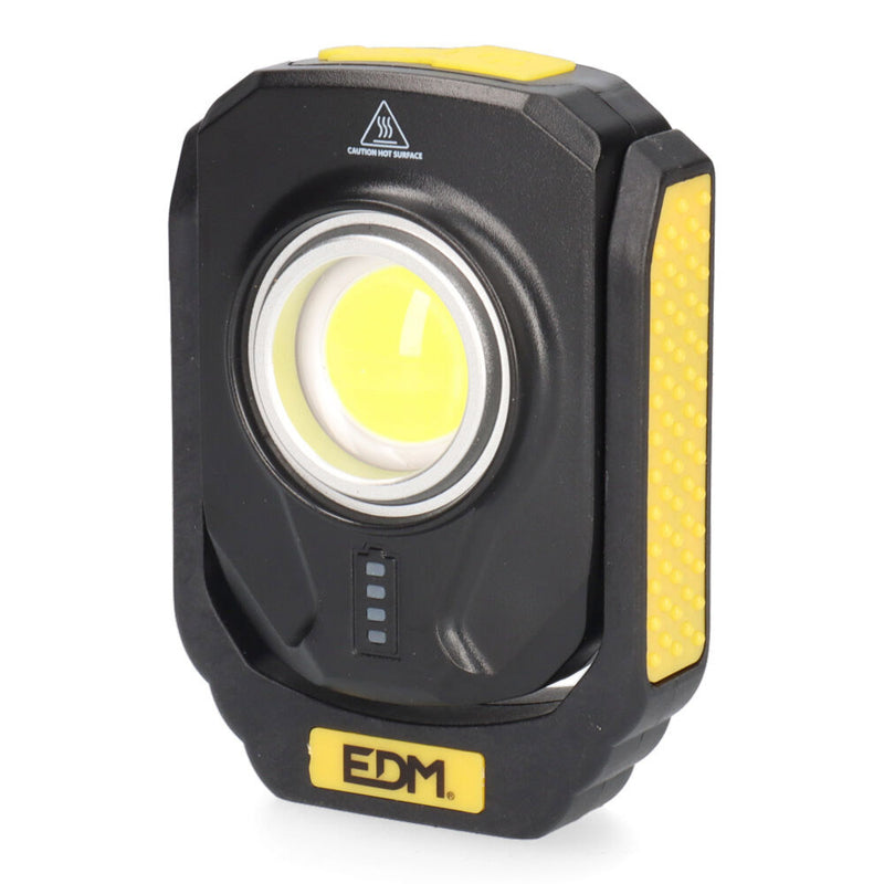 Flashlight With 1 Led 10W 900Lm Compact Rechargeable, Magnetic Base, Edm