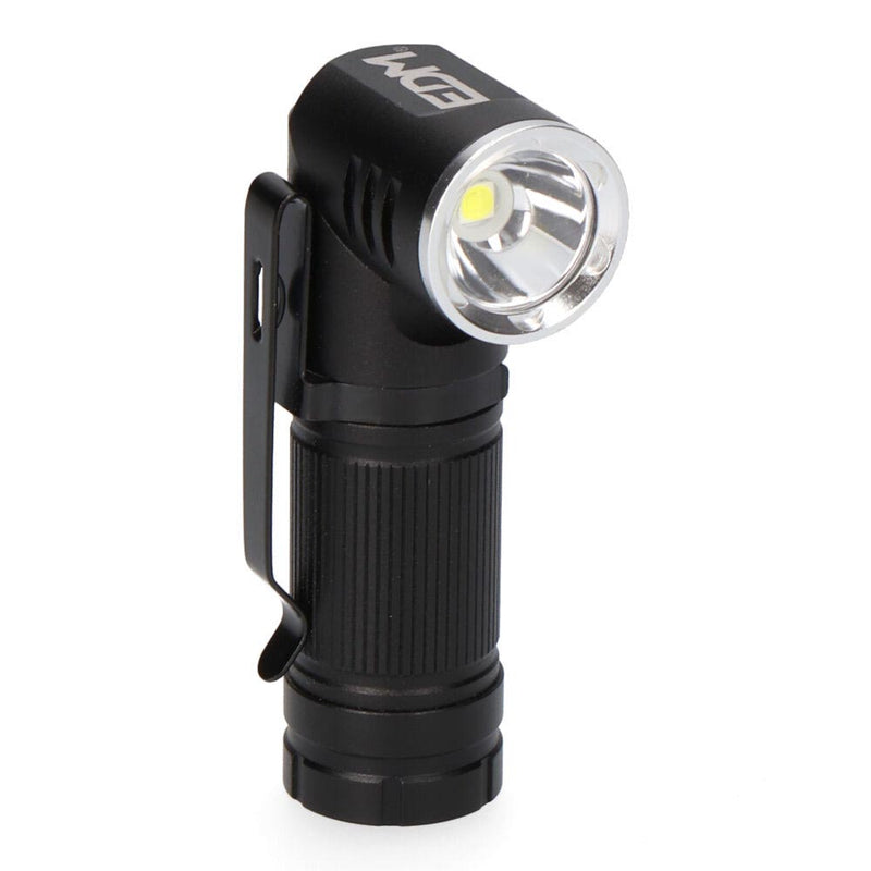 Mini Linterna 1 Led, Cabezal Direccionable, Recargable 8W 450Lm Edm