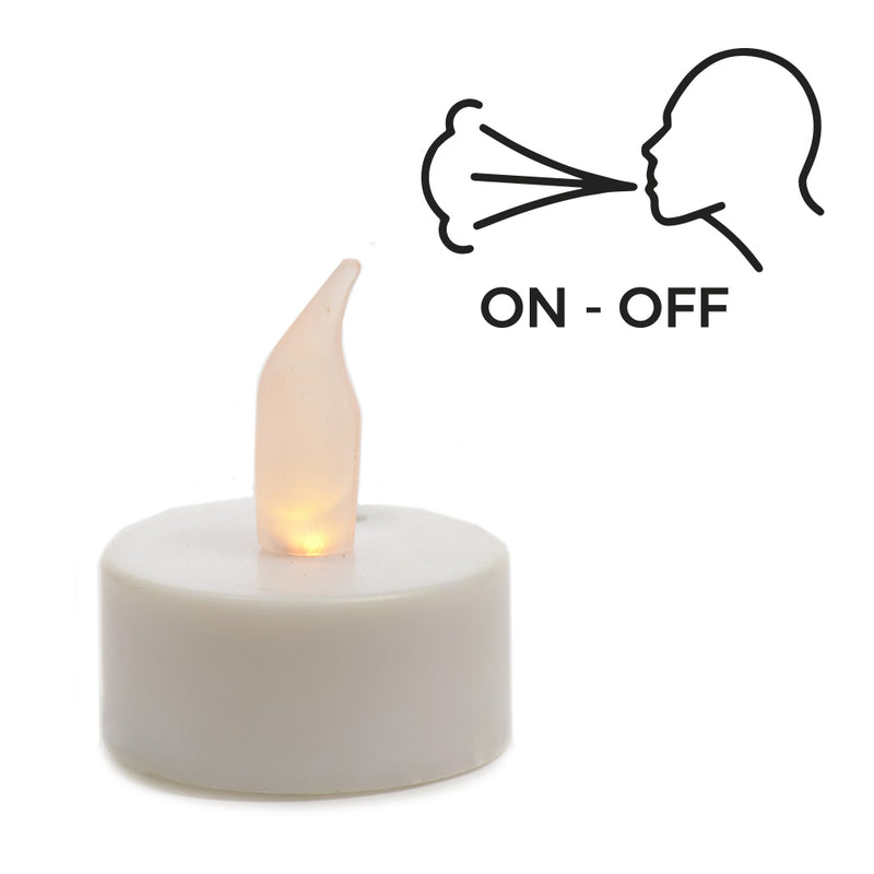 Led Candle On-Off Blow Function Ø3.7Cm