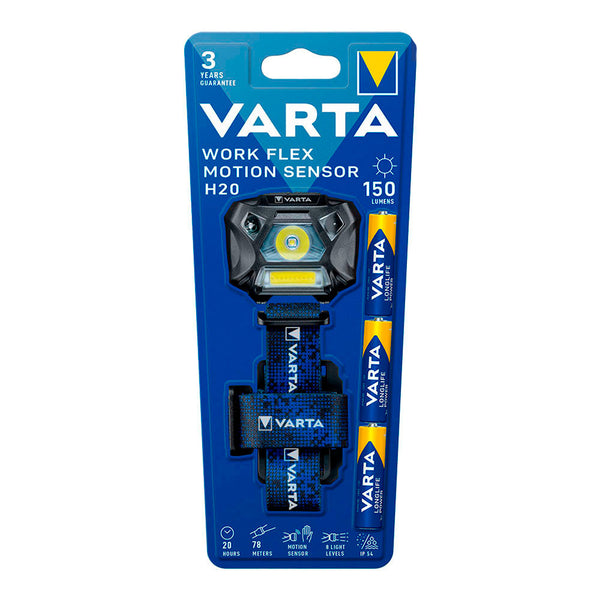 Work Flex Motion Sensor H20 Varta Flashlight