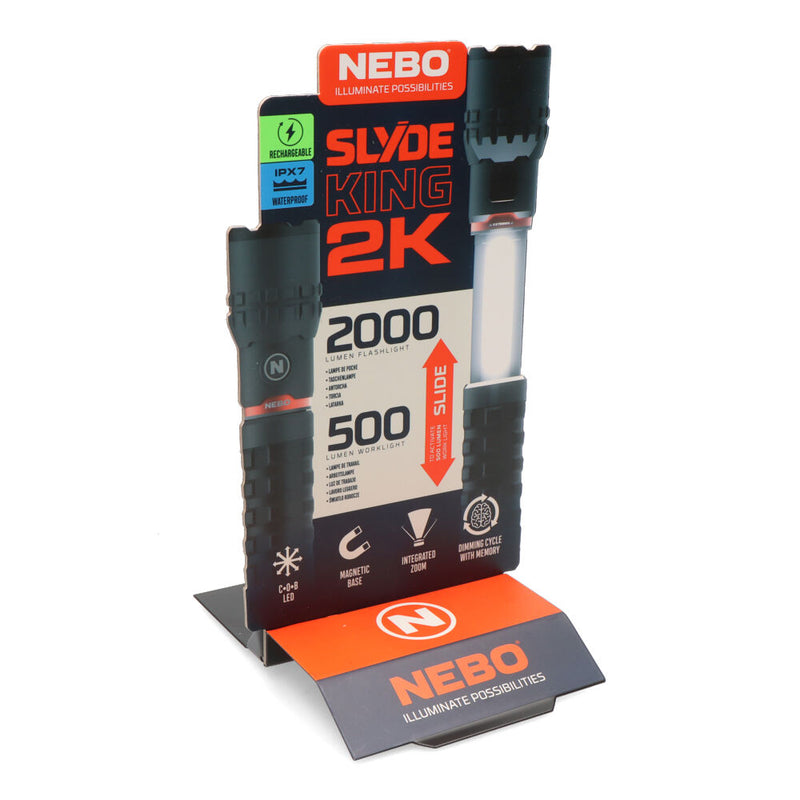 Expositor Linterna Slyde King 2K, Nebo