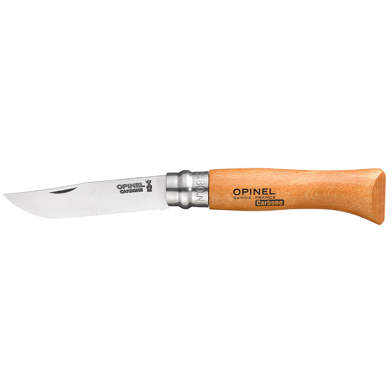 Carbon Steel Knife No. 8, 8.5Cm Blade. Opinel