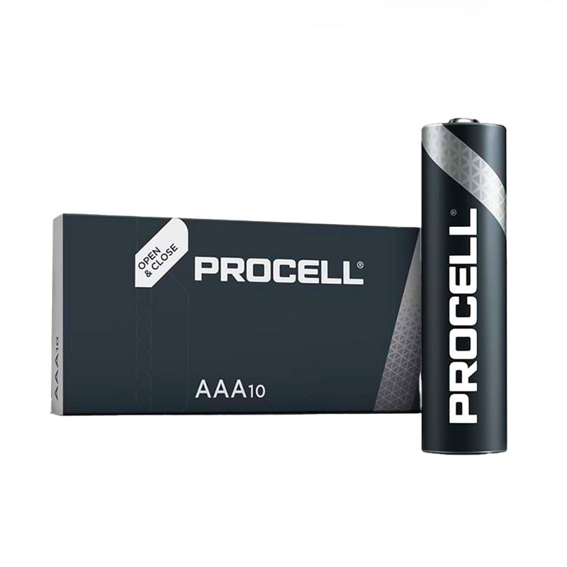 Pila Alkalina Procell Duracell Aaa - Lr03 1,5V (Caja 10 Unid,) Ø10,5X44,5Mm