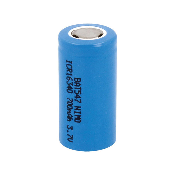 Rechargeable Battery 700Mah 3.7V Lc16340 Nimo Ø16X34Mm