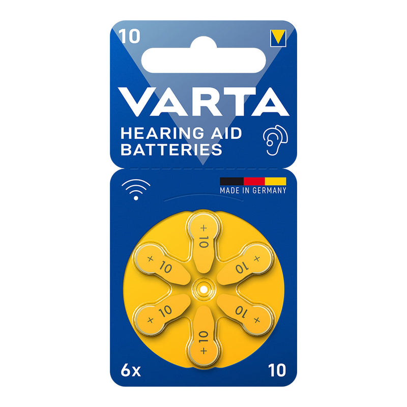 Varta Hearing Aid Batteries 10 (Blister 6 Units)