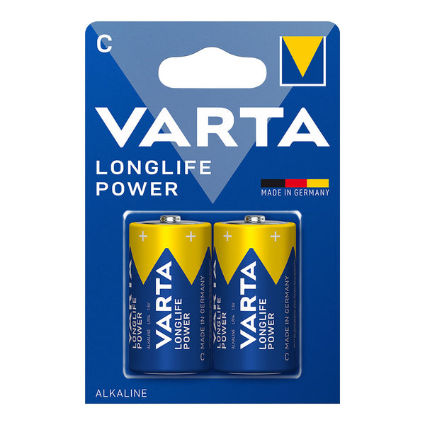 Varta Alkaline Longlife Power C Battery - Lr14 (Blister 2 Units,) Ø26.2X50Mm