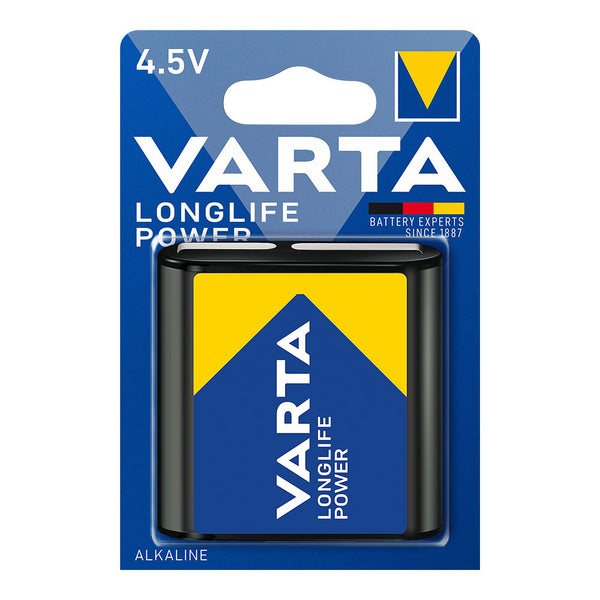 Pila Varta Alkalina Longlife Power 3Lr12 (Blister 1 Unid,) 62X22X67Mm