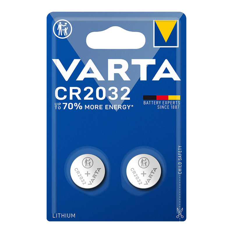 Lithium Microbattery Cr2032 3V Varta (Blister 2 Units,) Ø20.0X3.2Mm